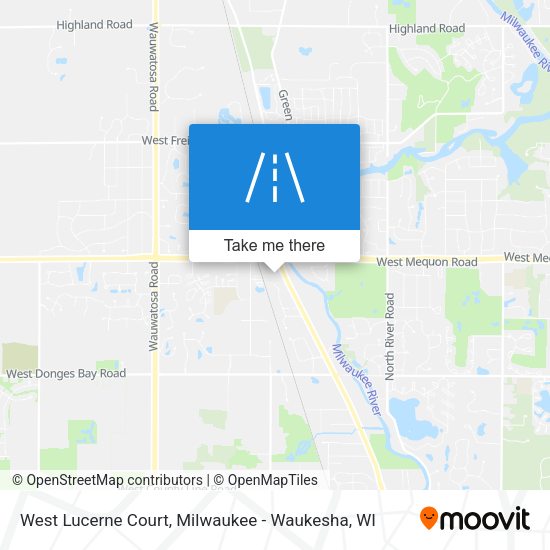 West Lucerne Court map
