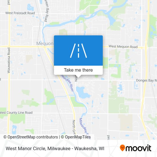 Mapa de West Manor Circle