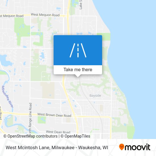 West Mcintosh Lane map