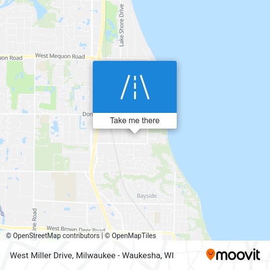 Mapa de West Miller Drive