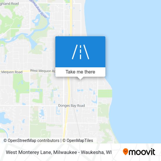 Mapa de West Monterey Lane