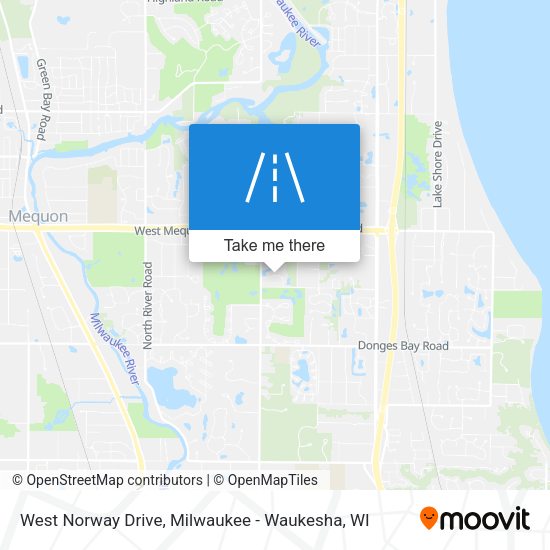 West Norway Drive map