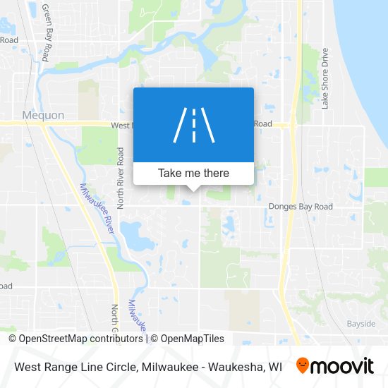 Mapa de West Range Line Circle