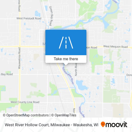 West River Hollow Court map