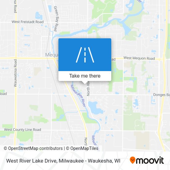 Mapa de West River Lake Drive