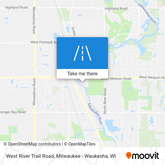 West River Trail Road map