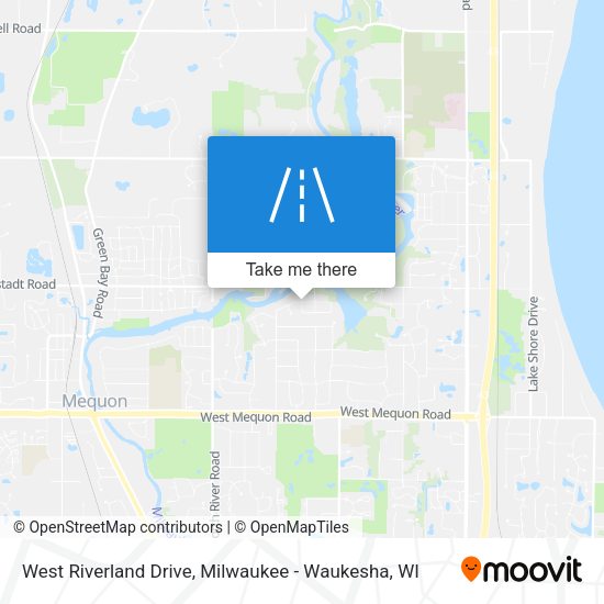 Mapa de West Riverland Drive