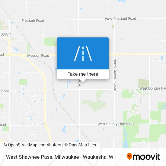 Mapa de West Shawnee Pass