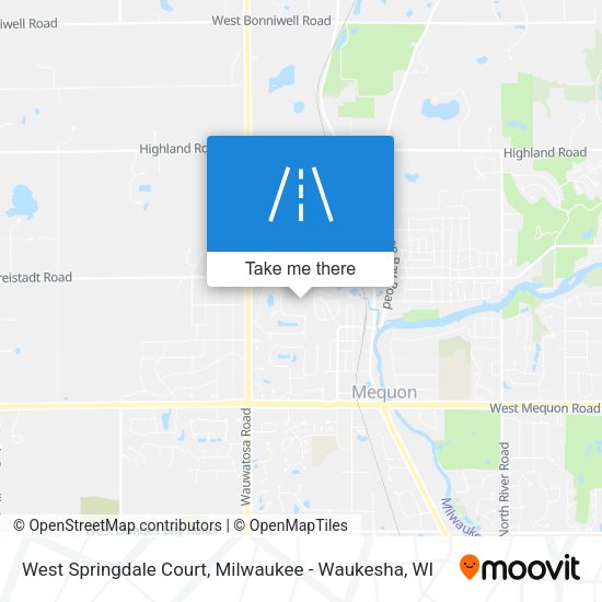West Springdale Court map