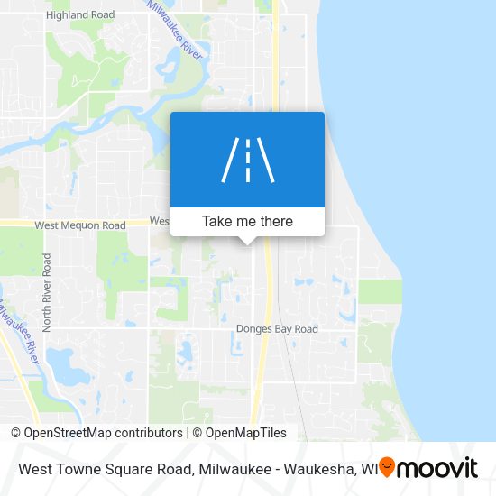 West Towne Square Road map