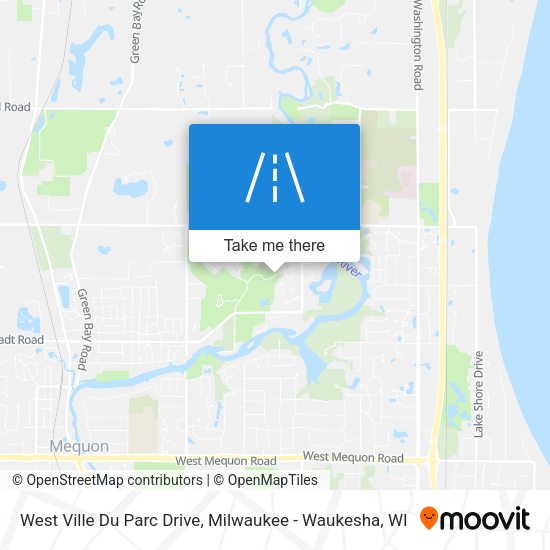 West Ville Du Parc Drive map