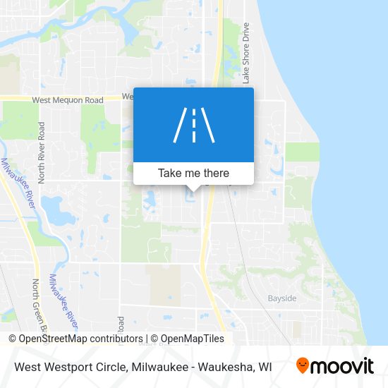 West Westport Circle map