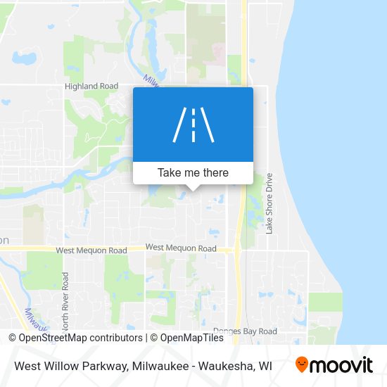 West Willow Parkway map