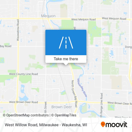 West Willow Road map