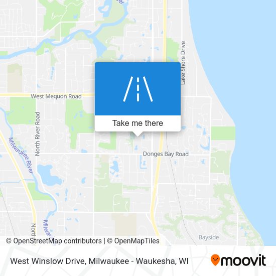 West Winslow Drive map