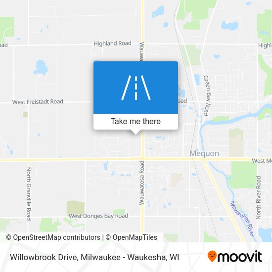 Willowbrook Drive map