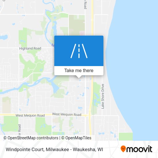 Mapa de Windpointe Court