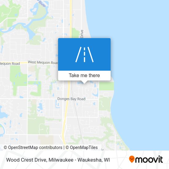 Wood Crest Drive map