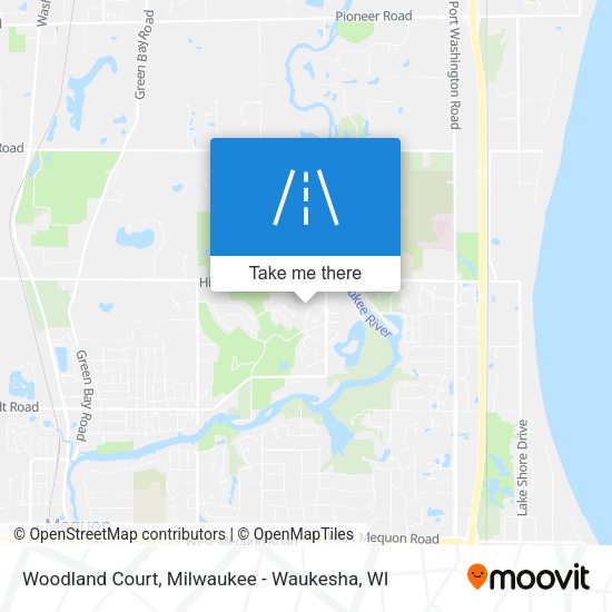 Woodland Court map