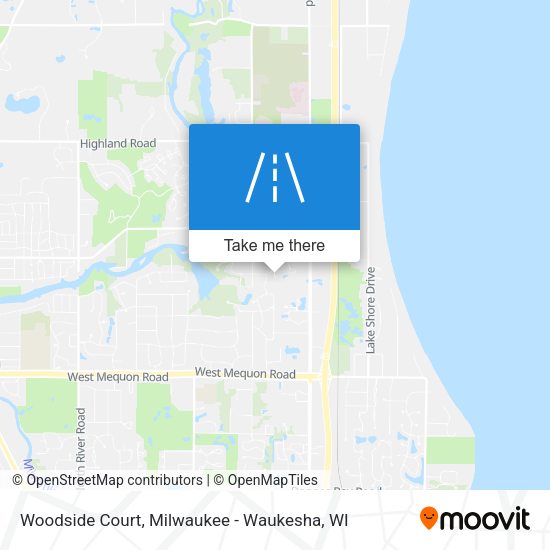 Woodside Court map