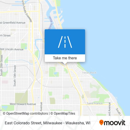Mapa de East Colorado Street