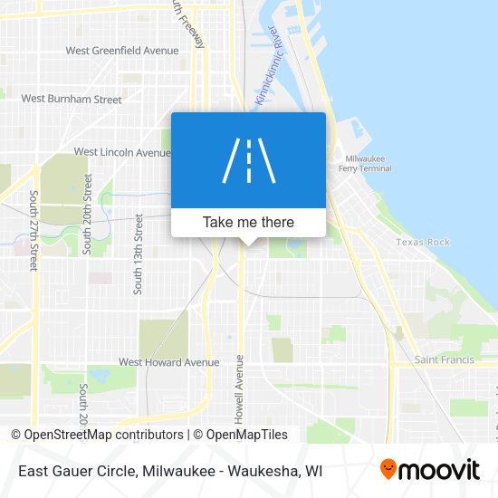 East Gauer Circle map