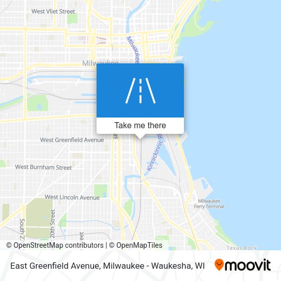 Mapa de East Greenfield Avenue