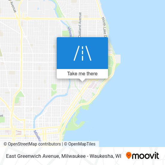 Mapa de East Greenwich Avenue