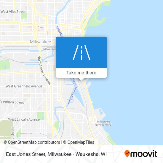 East Jones Street map