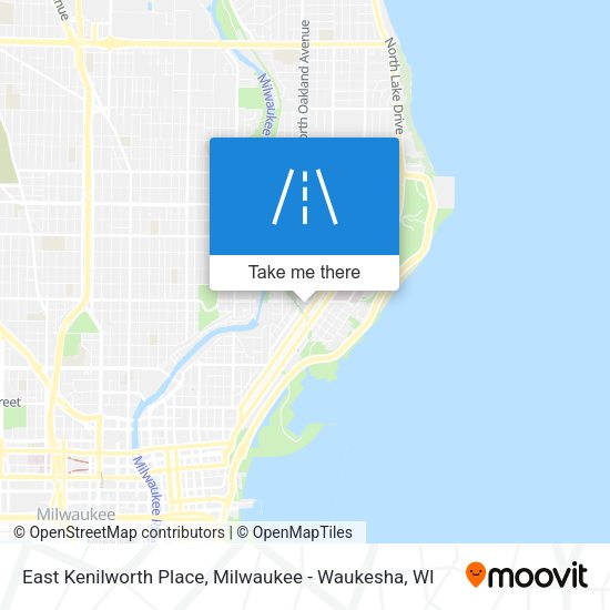 Mapa de East Kenilworth Place