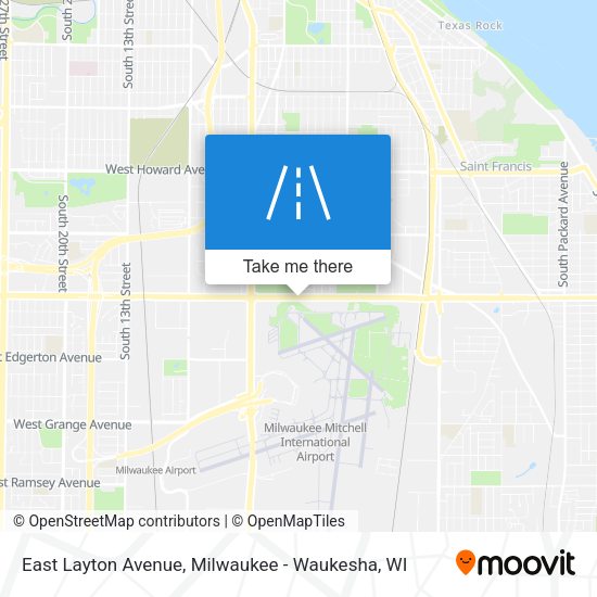 East Layton Avenue map