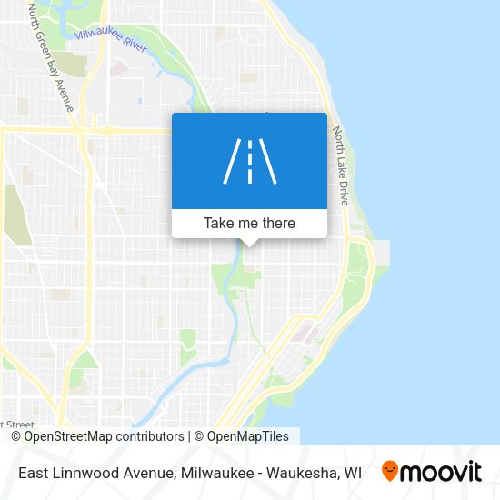 East Linnwood Avenue map
