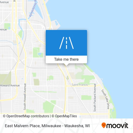 East Malvern Place map