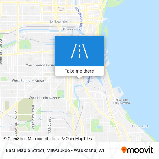 East Maple Street map