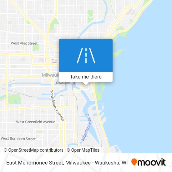 Mapa de East Menomonee Street