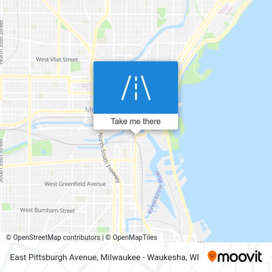 Mapa de East Pittsburgh Avenue