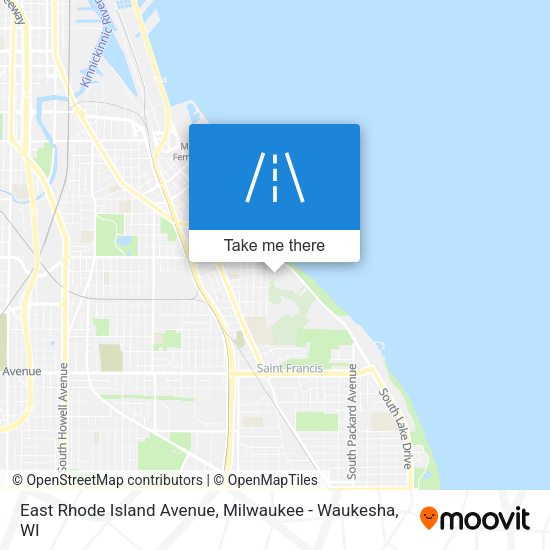 Mapa de East Rhode Island Avenue