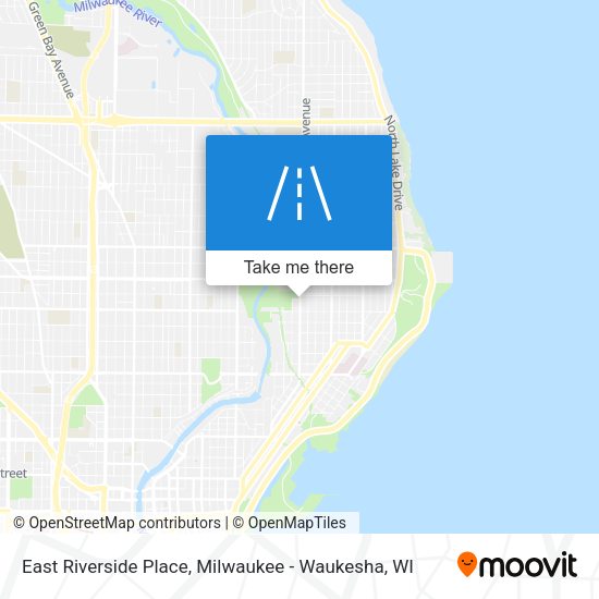 East Riverside Place map