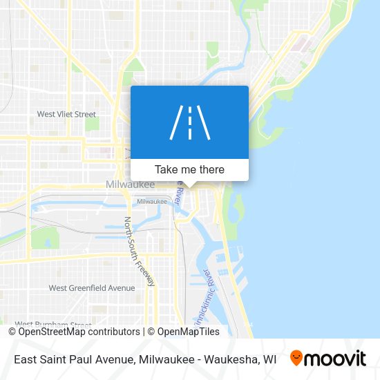 Mapa de East Saint Paul Avenue