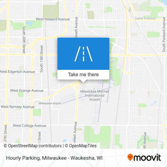 Mapa de Hourly Parking