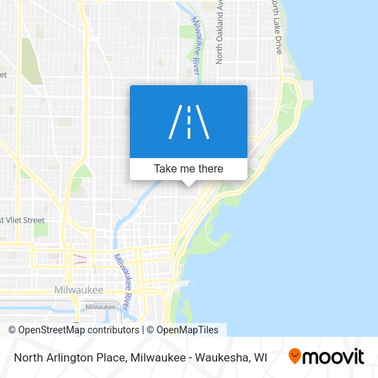 North Arlington Place map