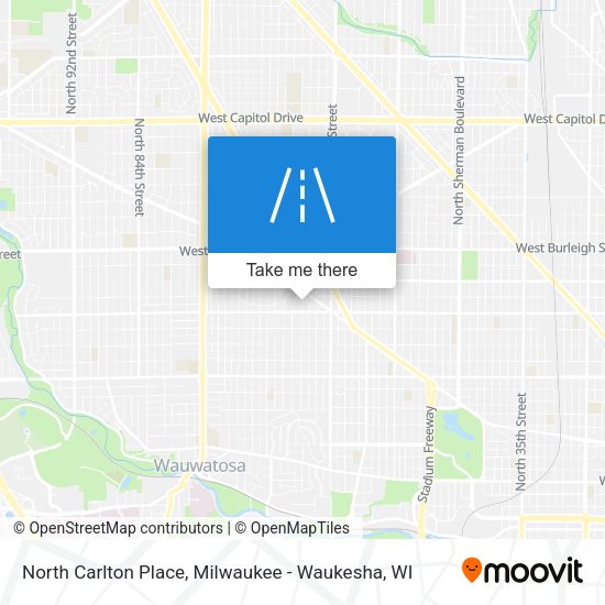 North Carlton Place map