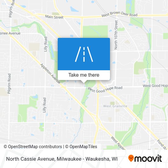 Mapa de North Cassie Avenue