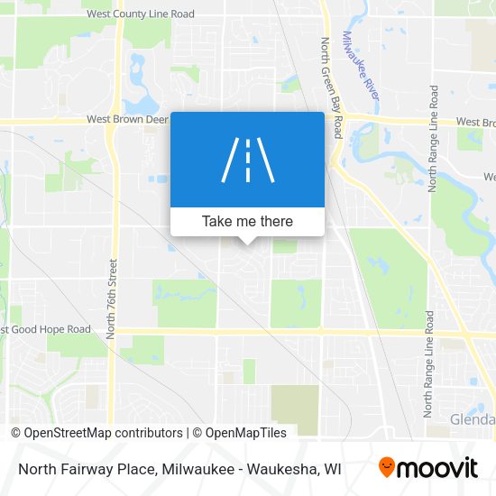North Fairway Place map