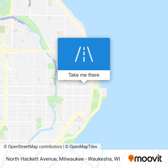 Mapa de North Hackett Avenue