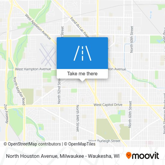 Mapa de North Houston Avenue