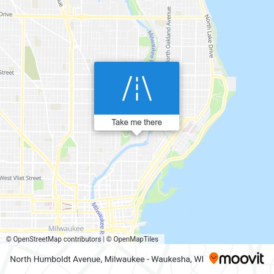 North Humboldt Avenue map