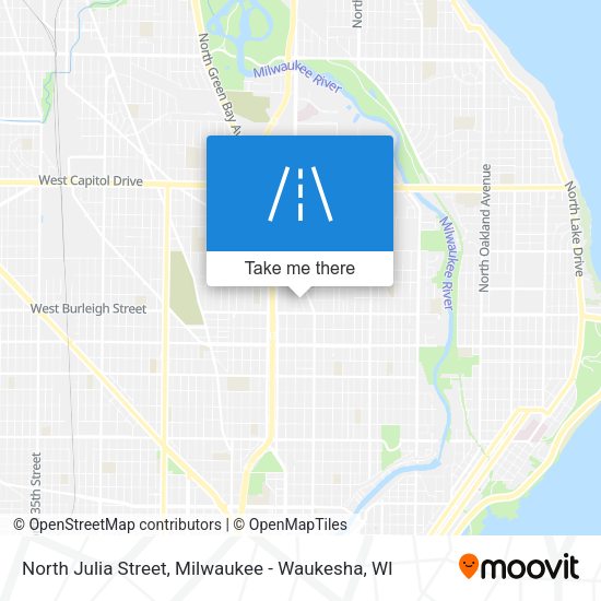 North Julia Street map