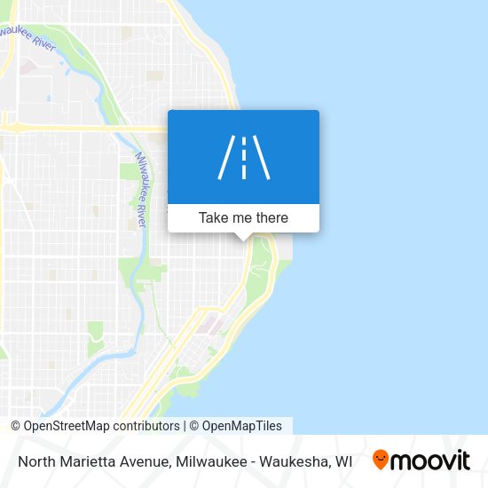 Mapa de North Marietta Avenue