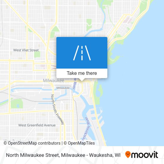 Mapa de North Milwaukee Street